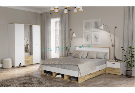 Комплект мебели для спальни «Сканди-2»